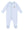 Mini Mallard Embroidered Footie- Light Blue