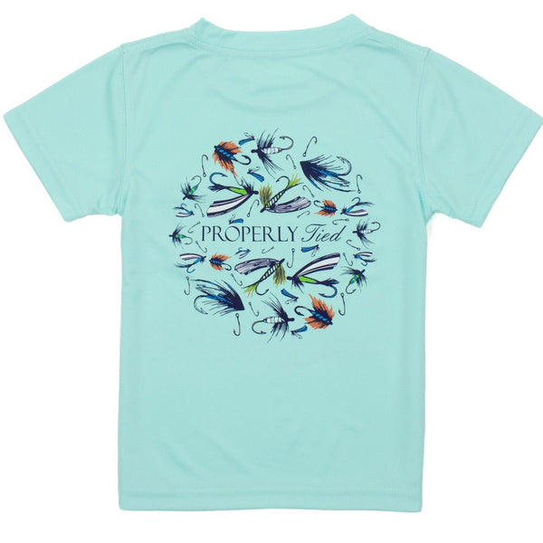 Performance SS Tee Stay Fly- Seafoam