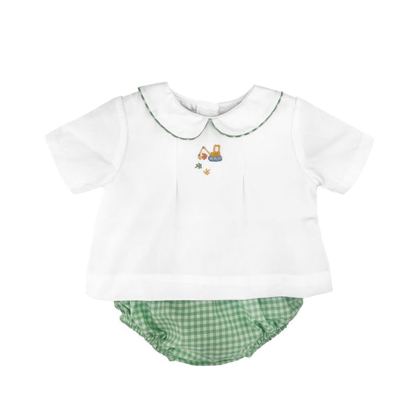 Autumn Excavator Diaper Set
