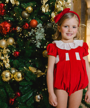 Girls Christmas Smock Candy Girls Christmas Smock Candy
