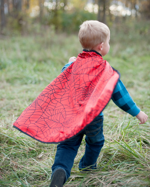 Color-A-Cape- Spider Super Hero