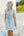 Blue Ditsy Floral Dress