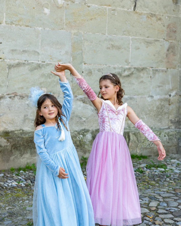 Velvety Soft Princess Dress- Sisters Forever
