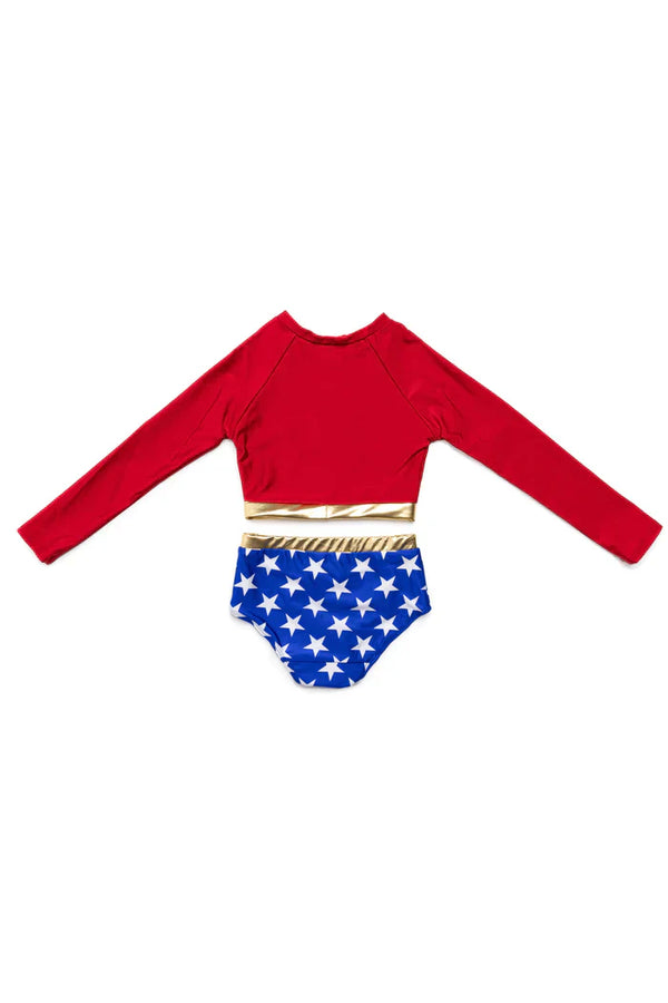 Wonder  Girl  Swimsuit - 2 Piece