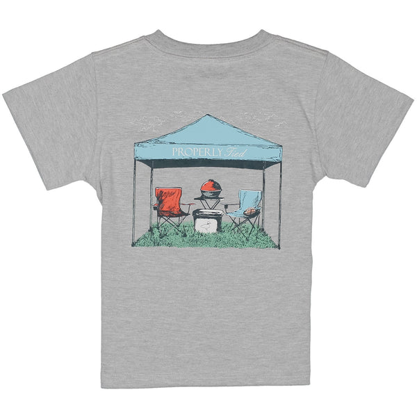 Tailgate SS- Light Heather Grey