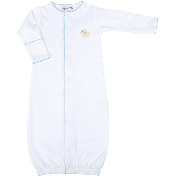 Precious Ducklings Embroidered Converter- Light Blue