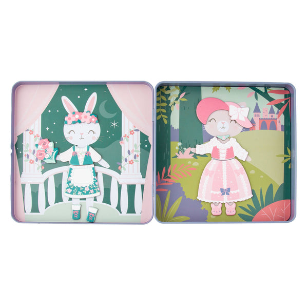 Travel Tin Magnetic Dress-Up: Bunny/Cat
