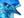 Pterodactyl Hooded Cape- Blue