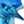 Pterodactyl Hooded Cape- Blue