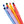 Confetti Stamp: Double-Ended Markers (Set of 9)