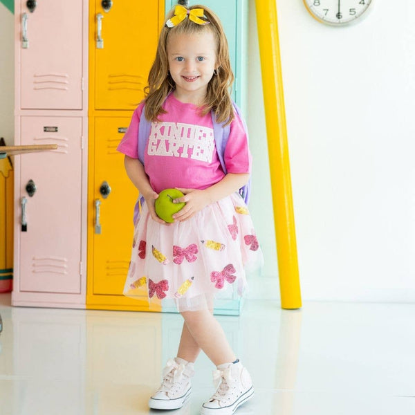 Kindergarten Sequin Patch T-Shirt