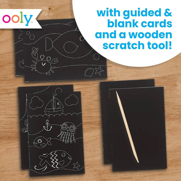 Scratch & Scribble Mini Scratch Art Kit- Friendly Fish