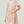 Load image into Gallery viewer, Textured Stripe Tie Sleeve Tiered Dress- Blush
