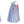 Princess Dress w/ Side Bows- Blue Gingham