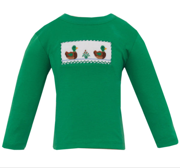 Mallard Ducks Smocked LS Shirt