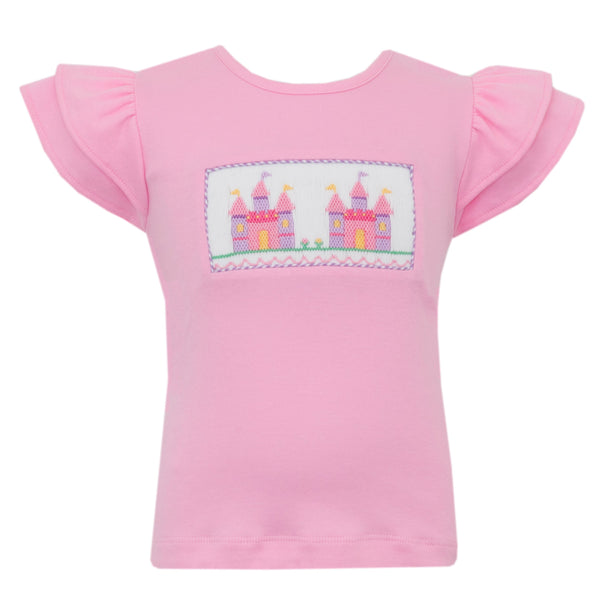 Princess Castles Knit Blouse- Pink