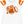 Shimmer Ruffle Sequin Cheer Top- Orange