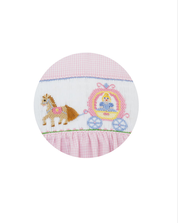 Princess Sleeveless Dress- Pink Gingham