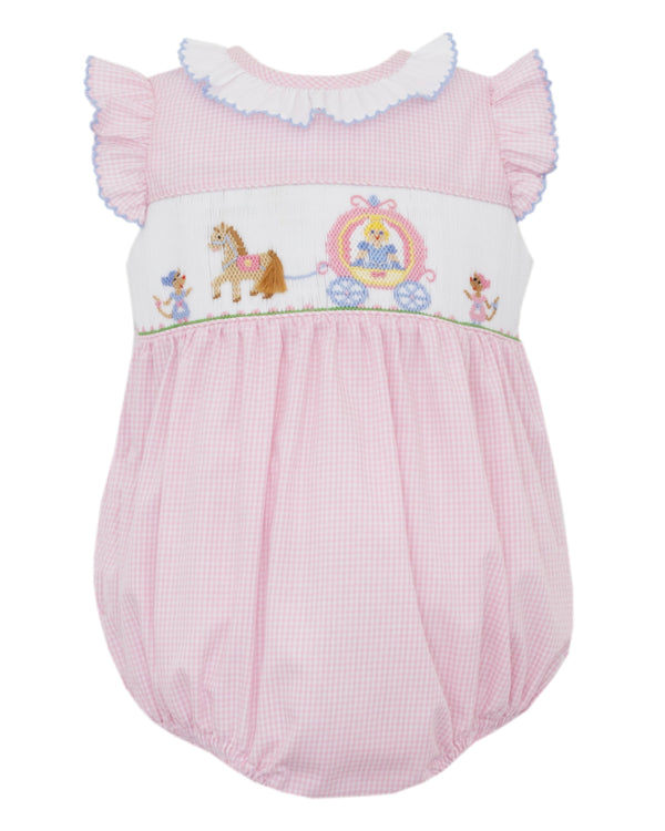 Princess Sleeveless Bubble- Pink Gingham