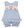 Princess Bloomer Set W/ Bow- Blue Check