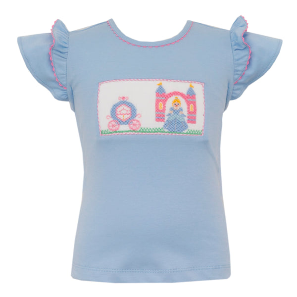 Princess Knit T-Shirt- Blue