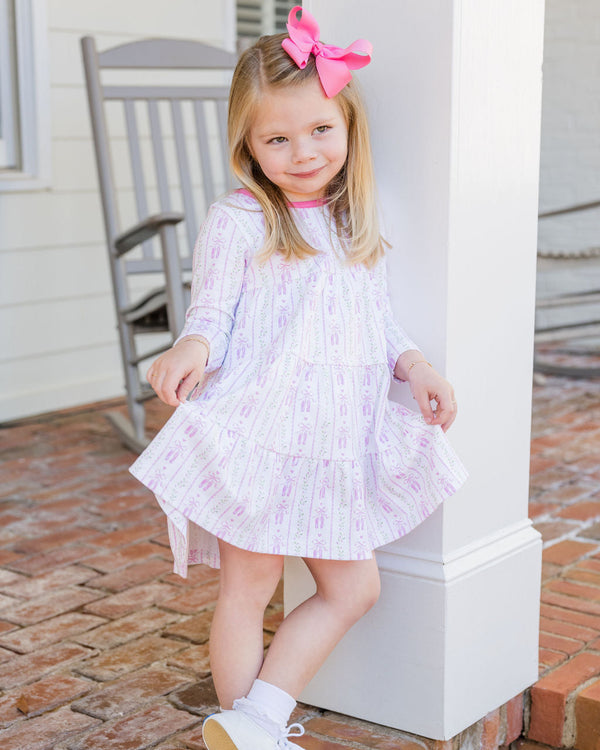 Tally Twirl Knit Dress- On Pointe
