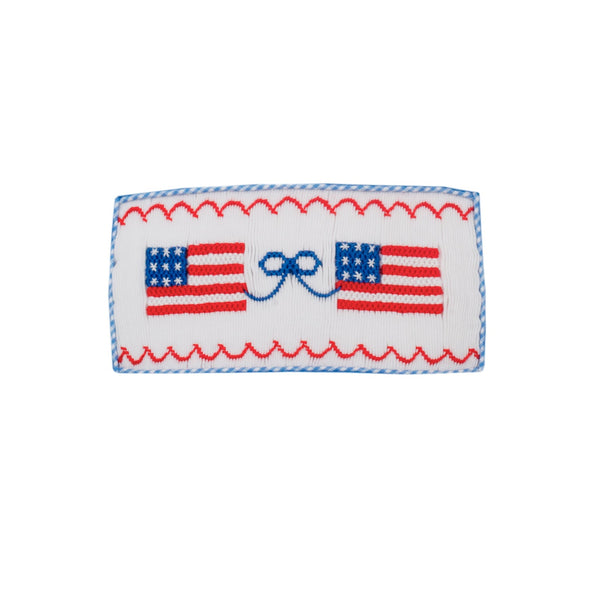 Flags Knit T-Shirt- Periwinkle Blue