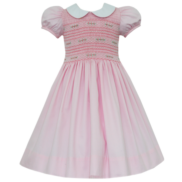 Smocked Dress- Pink