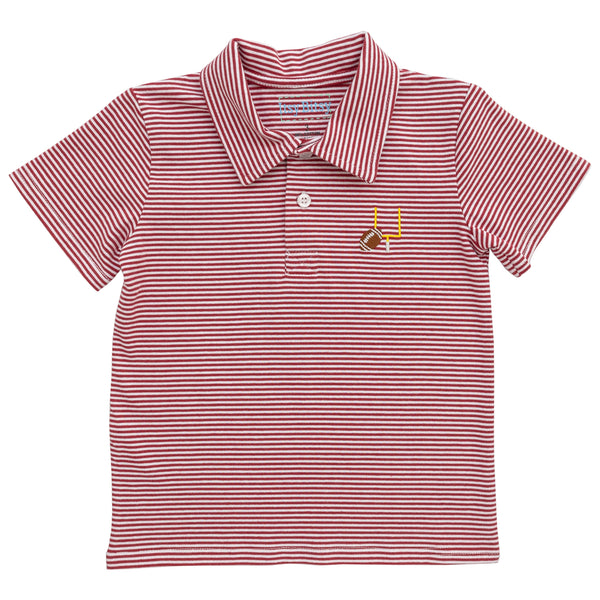 Game Day Polo- Crimson