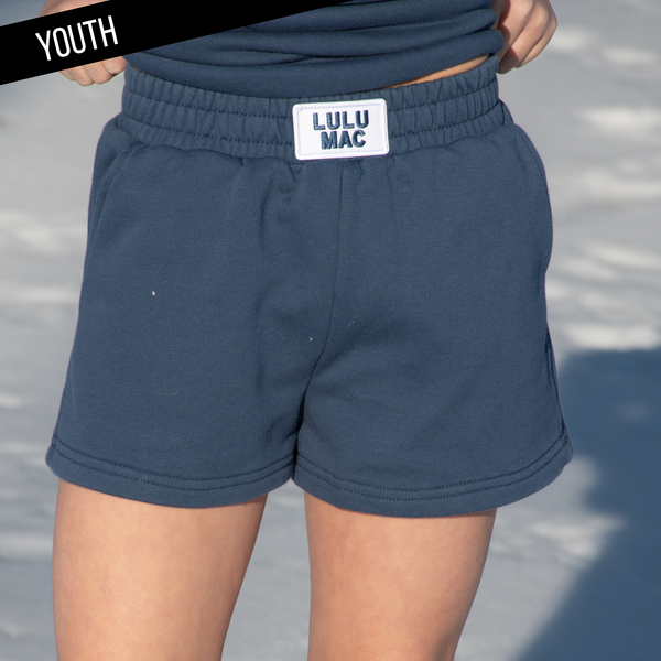 Terry Cloth Short- Navy
