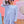 Lisle Dress- Periwinkle Velour