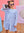 Lisle Dress- Periwinkle Velour