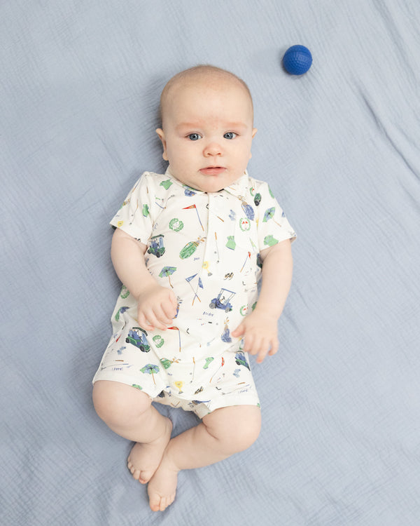 Golf Things Polo Romper