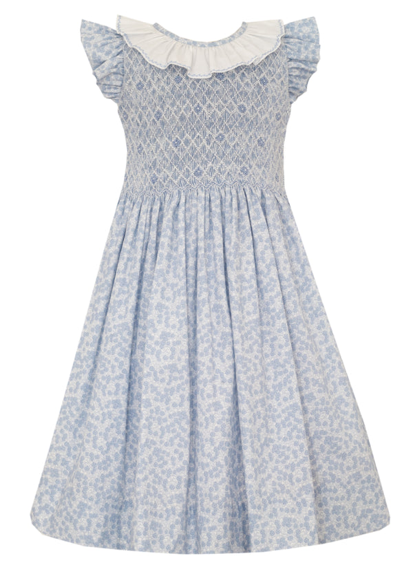 Margaret Dress- Blue Floral