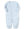 Kissy Dots Print Converter Gown- Lt. Blue/White