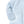 Kissy Dots Print Converter Gown- Lt. Blue/White