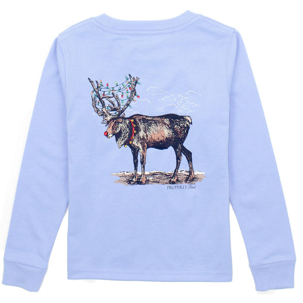 Reindeer LS- Light Blue
