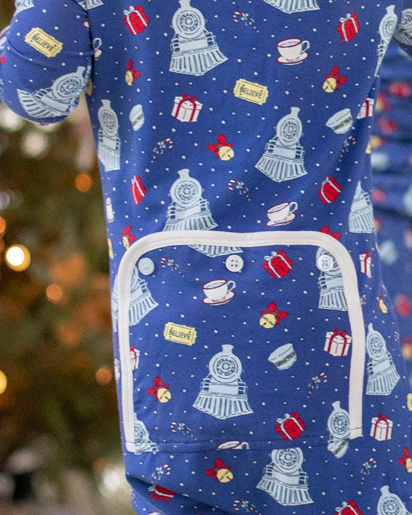 Jingle Bell Express Bamboo Onesie