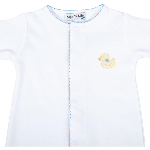 Precious Ducklings Embroidered Converter- Light Blue