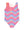 Summer Sun Reversible One-Piece- Flower Power/Sunset Haze