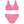 Island Hopper Reversible Bikini- Flower Power/Sunset Haze