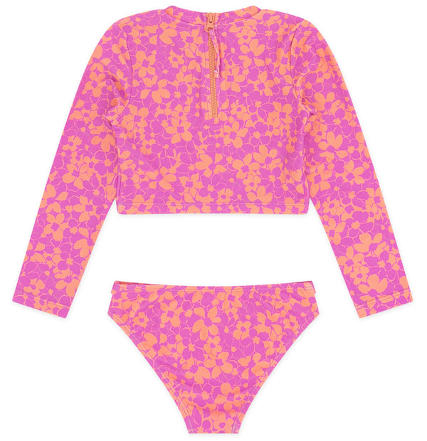 Waves 4 Days Rashguard Bikini- Flower Power
