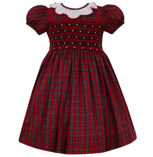 toddler girl smocked christmas dress Smocked Christmas Trees Bishop Toddler Girl Dress