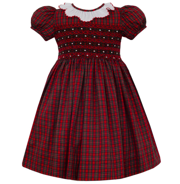 Diana Red Plaid Dress
