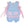Lily Blue Check Pink Bow Bloomer Set