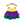 Mardi Gras Colorblock Skort