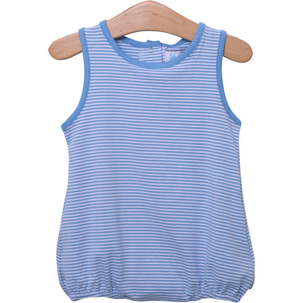 Avery Bubble- Cornflower Blue Stripe