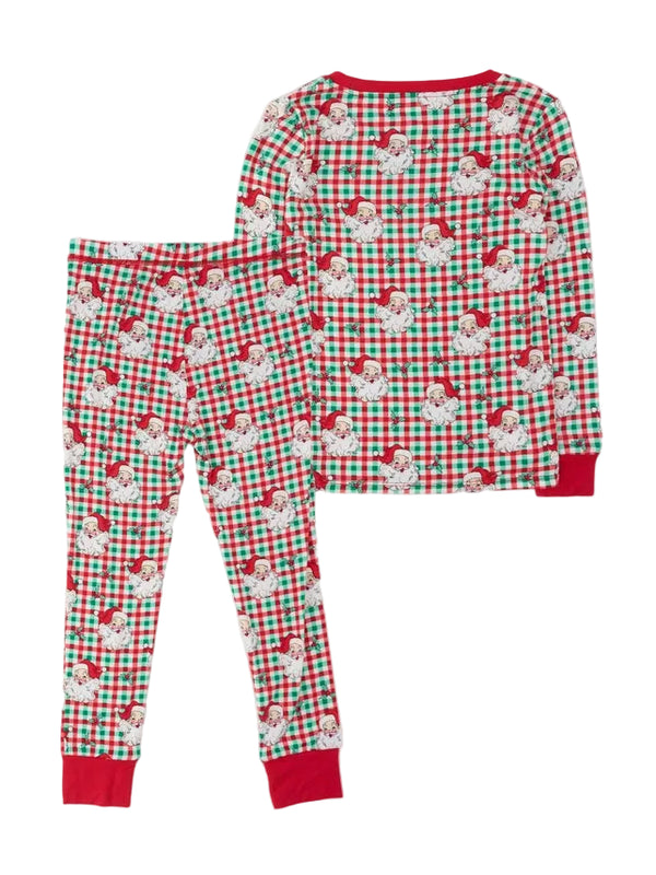 Dear Santa LS Pajama Set- Red & Green