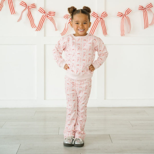 Candy Cane Lane Christmas Flare Legging
