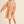 Crinkled Texture Puff Sleeve Dress- Sand